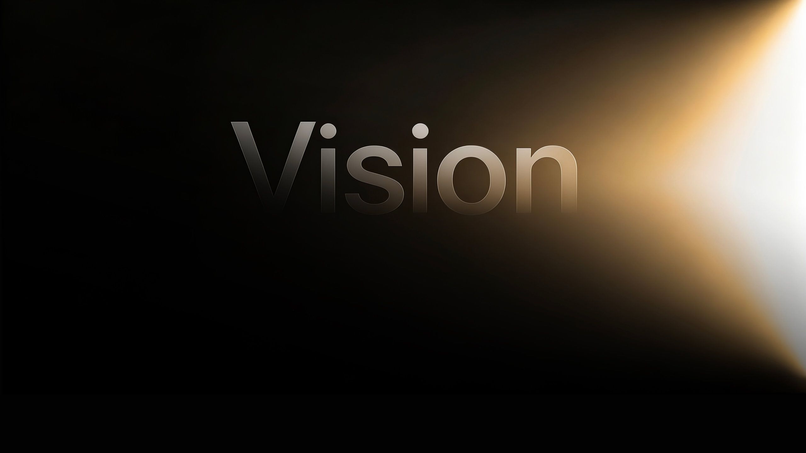 Beam of golden light, representing Bloomchroma's vision for clean energy