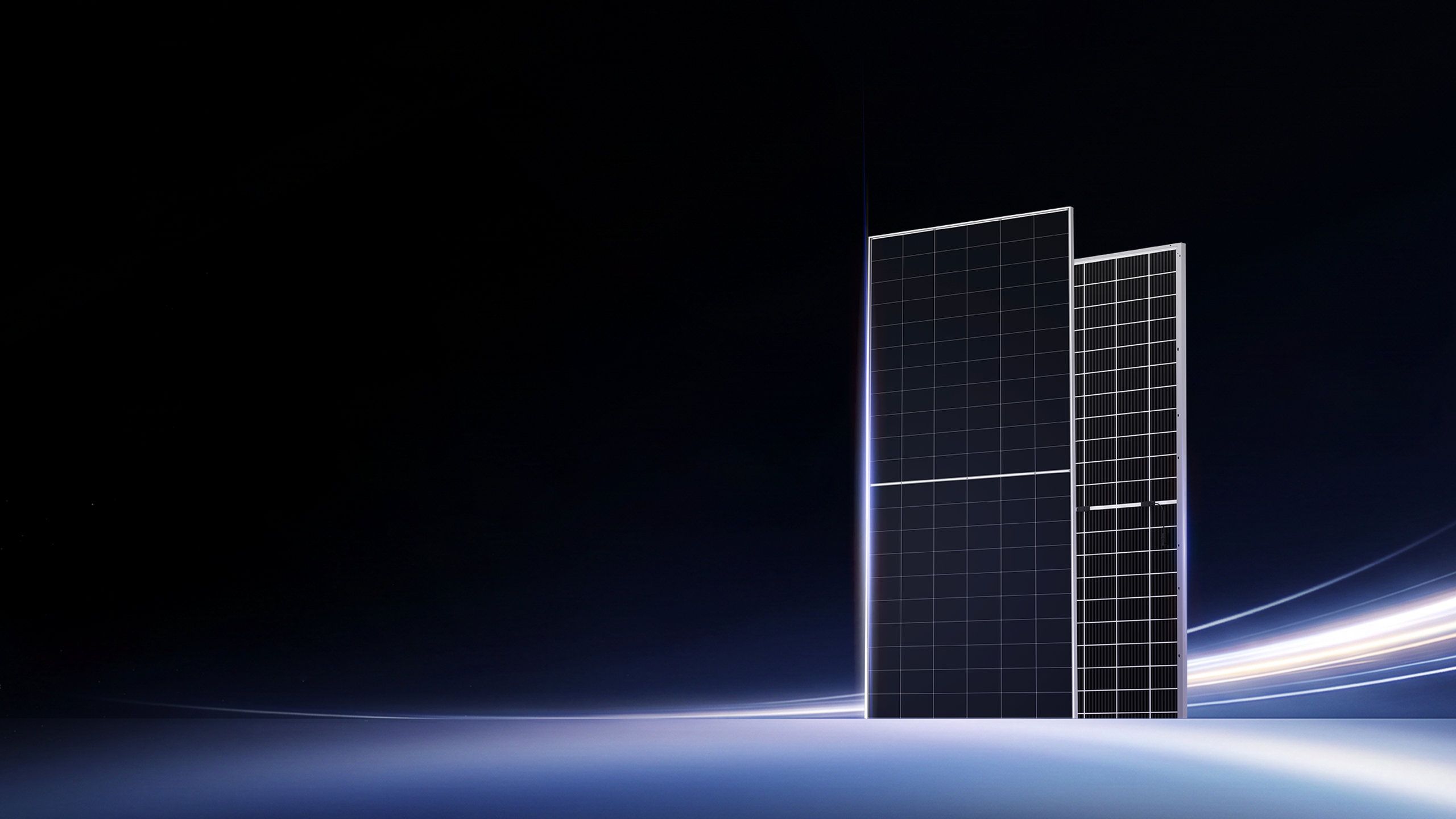 BCZenn Bifacial utility-scale solar module with silver frame